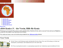 Tablet Screenshot of afriwi-kenia.de
